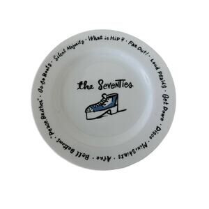 Pottery Barn Millennium Salad Plate, "The Seventies"